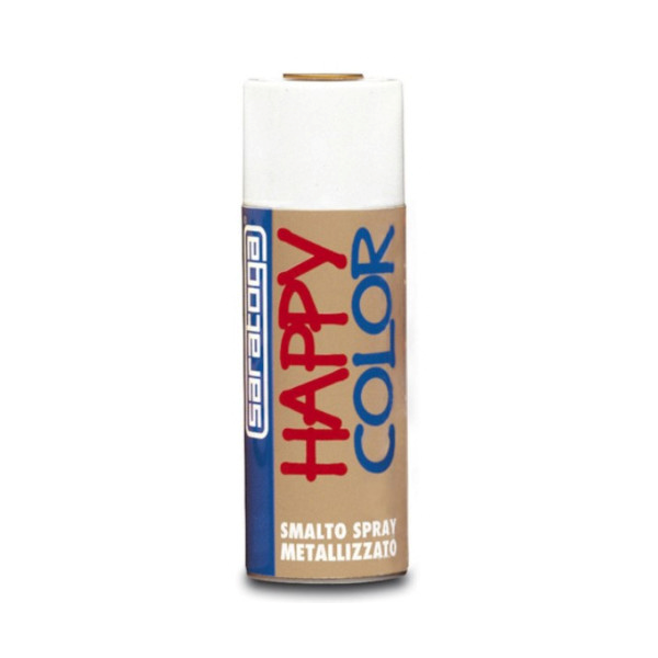 metalik barva v spreju happy color 400ml srebrna