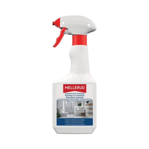močno čistilo za kopalnice in sanitarije 0,5l mellerud 