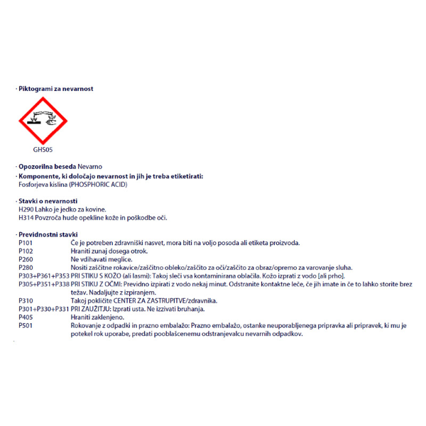 močno čistilo za ploščice 1l mellerud 