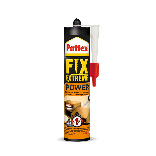 montažno lepilo pattex extreme power fix 385g, henkel