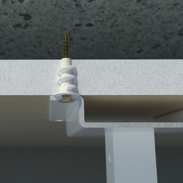 najlonski vložek za mavčne plošče 15x33mm