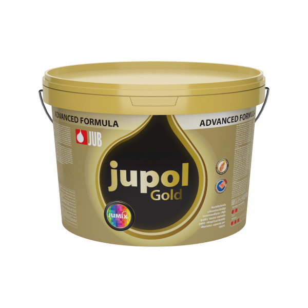 notranja zidna barva jupol gold bela 1001 10l, jub