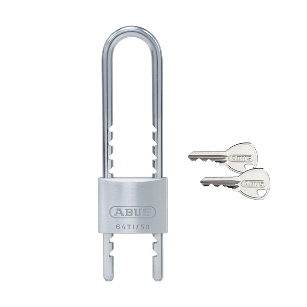 obešanka z nastavljivim lokom abus titalium 64ti/50hb60-150 50mm obešanka z nastavljivim lokom abus titalium 64ti/50hb60-150 50mm