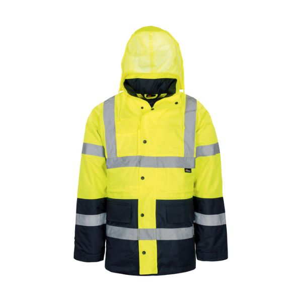 odsevna jakna varnostna 2v1 št.l rumeno-modra, triuso