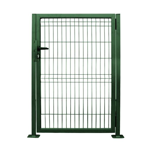 ograjna vrata m 100x100cm s ključavnico, zelena
