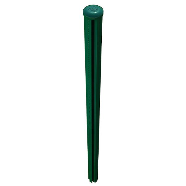ograjni steber quickfix fi 48mm x 130cm okrogel, zelen