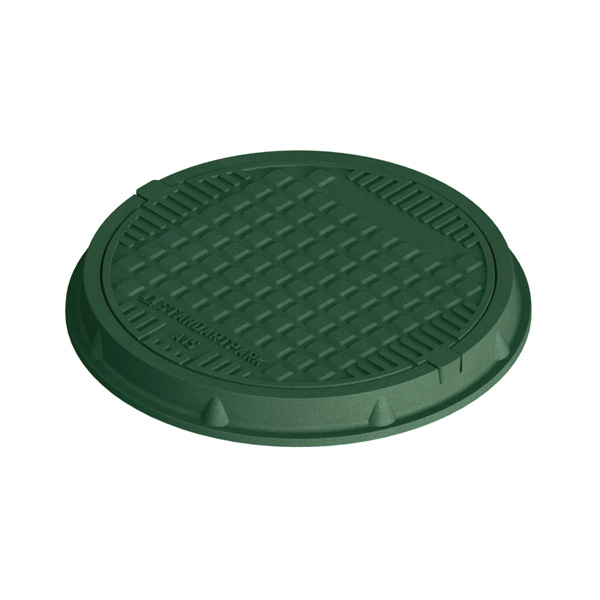 okrogel pokrov in okvir fi 60cm a15, polimer, zelen okrogel pokrov in okvir fi 60cm a15, polimer, zelen