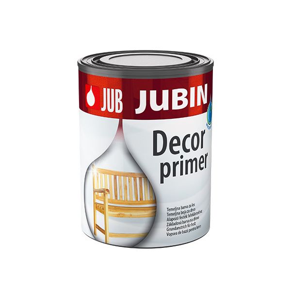 osnovni premaz za les jubin decor primer 0,65l, bel