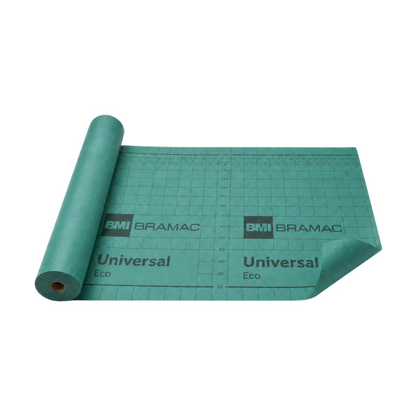 paroprepustna strešna folija bramac universal eco 140g 1,5x50m
