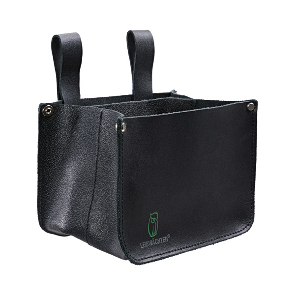 pasna torbica za žeblje, 2 predala, usnjena, leibwächter
