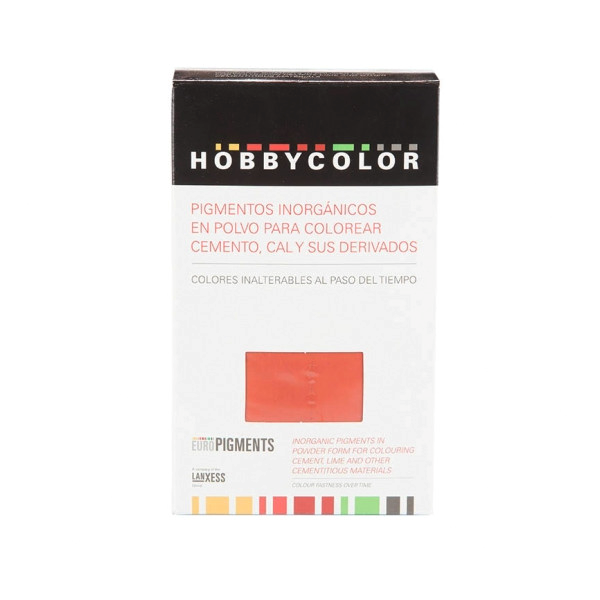 pigment za barvanje malte hobbycolor rdeč 0,8kg