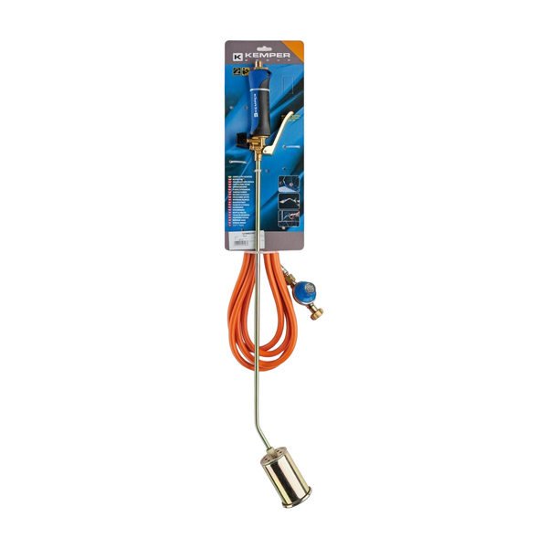 plinski gorilnik 86cm šoba fi 60mm + cev 5m + regulator plina, kemper