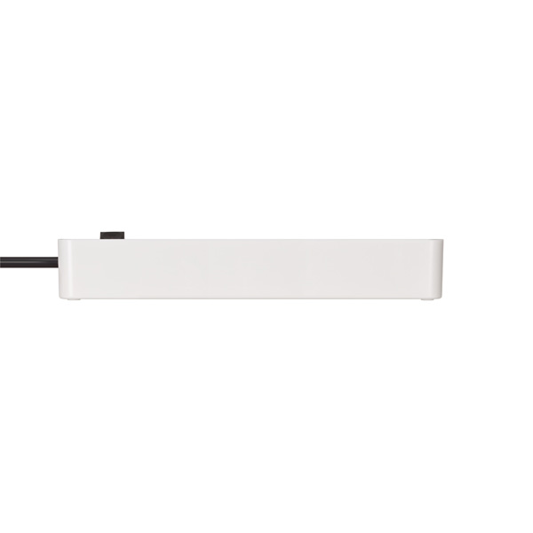 podaljšek s stikalom ecolor 5x šuko 1,5m h05vv-f 3x1,5mm črno-bel