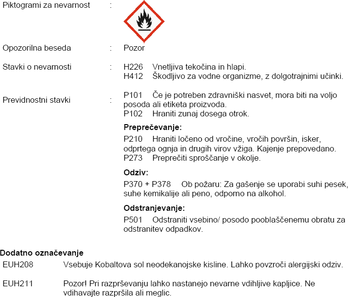 pokrivna barva za les in kovino dekoria rdeča 0,75l