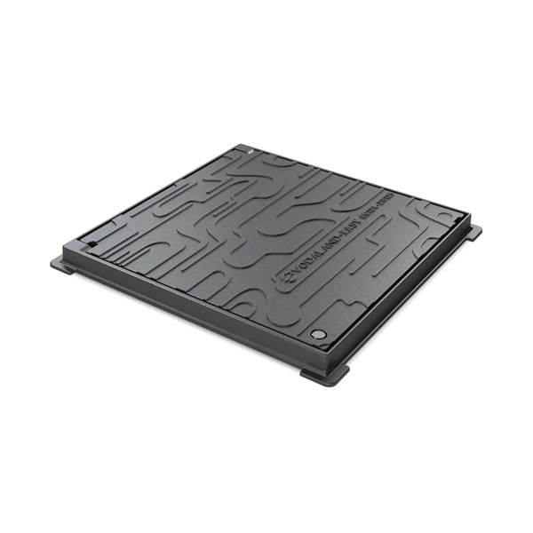 pokrov in okvir ltž 350x350mm (420x420mm) b125, z zaklepom, kvadraten pokrov in okvir ltž 350x350mm (420x420mm) b125, z zaklepom, kvadraten