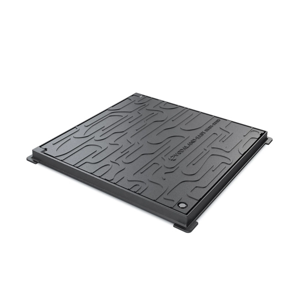 pokrov in okvir ltž 450x450mm (520x520mm) b125, z zaklepom, kvadraten pokrov in okvir ltž 450x450mm (520x520mm) b125, z zaklepom, kvadraten