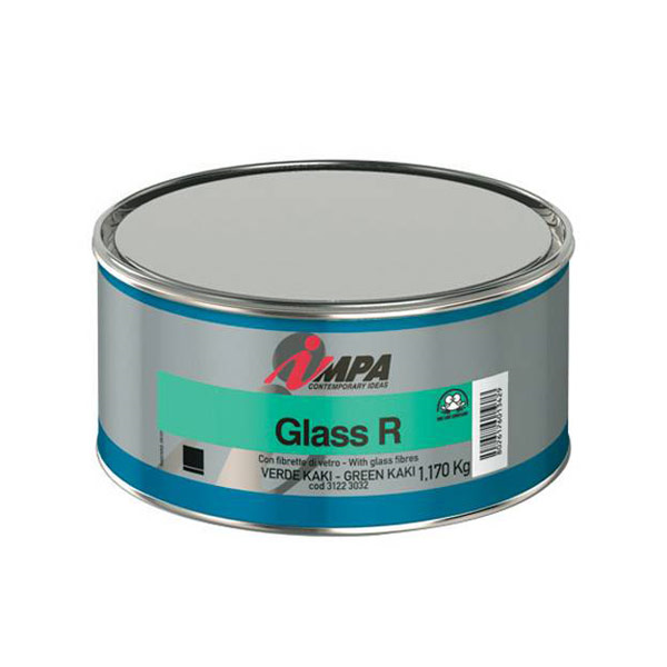 poliesterski kit s stekl. vlakni impa f4 glass r 1,2kg s trdilcem