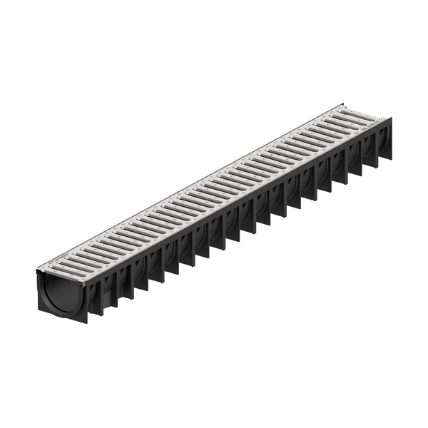 pp kanaleta s pocinkano rešetko a15, 120x92x1000mm, mufle 4all h92 pp kanaleta s pocinkano rešetko a15, 120x92x1000mm, mufle 4all h92