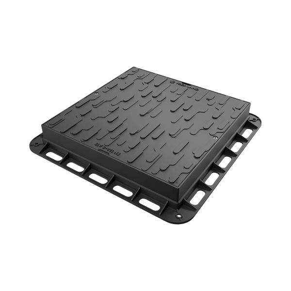 pp pokrov in okvir 43x43cm (60x60cm) a15, z zaklepom, črn