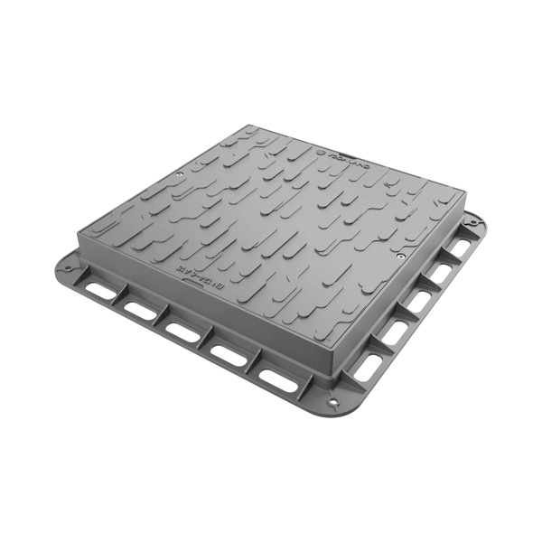 pp pokrov in okvir 43x43cm (60x60cm) a15, z zaklepom, siv