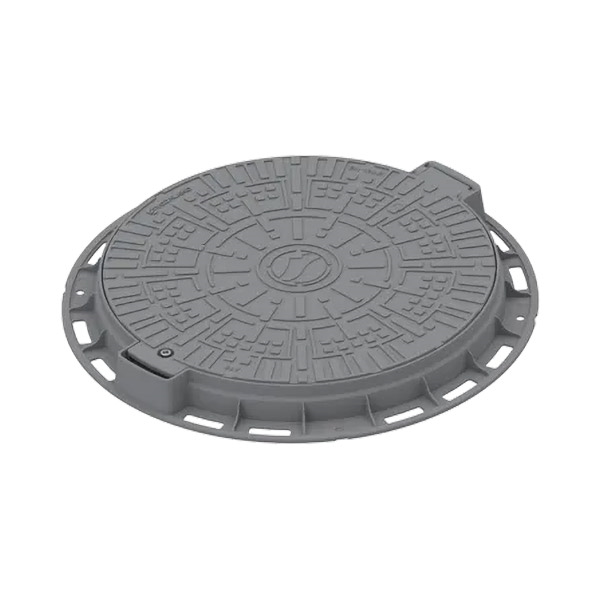 pp pokrov in okvir fi 60cm a15, zaklep, protihrupni, siv pp pokrov in okvir fi 60cm a15, zaklep, protihrupni, siv