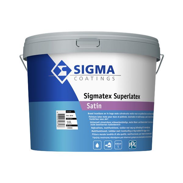 pralna barva sigma sigmatex superlatex 10l bela satin