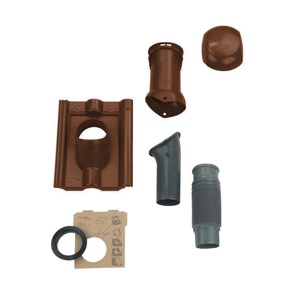 prezračevalni set durovent klasik temno rjav 100mm bramac prezračevalni set durovent klasik temno rjav 100mm bramac