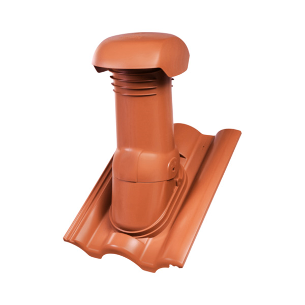 prezračevalni set durovent rimski/adria opečno rdeč 100mm bramac