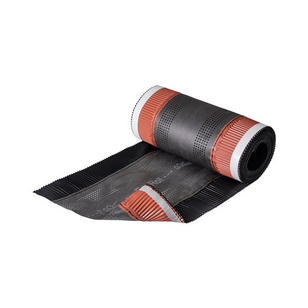prezračevalni slemenski trak ecoroll 32cm x 5m črn, bramac