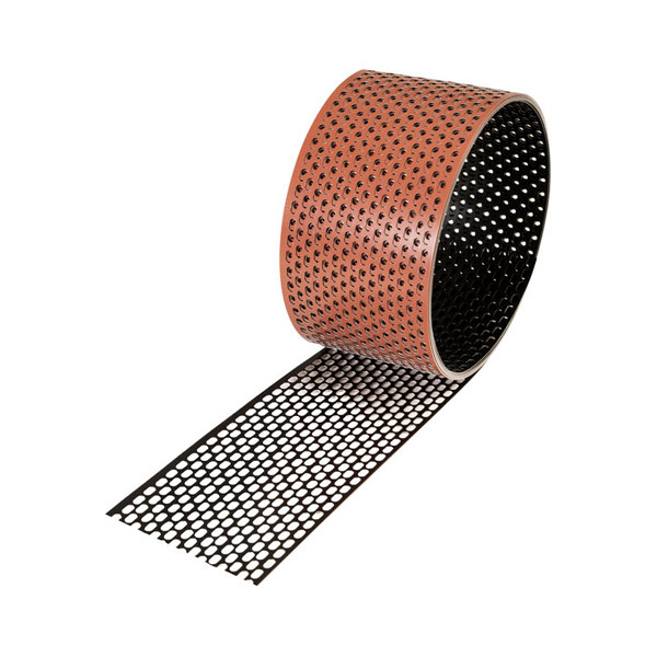 prezračevalni trak alu bramac 10cm x 5m opečno rdeč / antracit