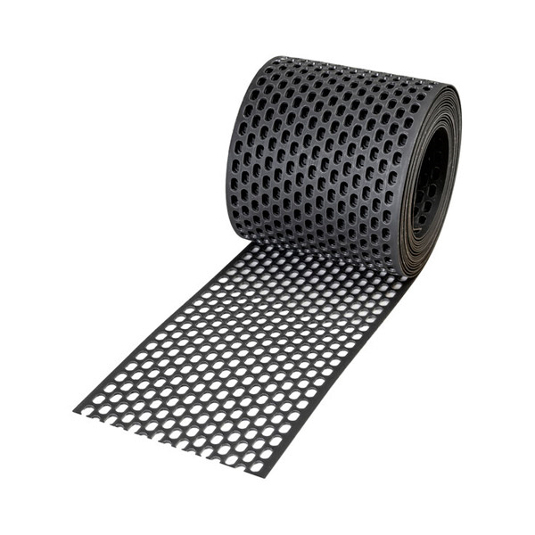 prezračevalni trak bramac 8cm x 5m črn, pvc