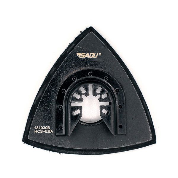 pritrdilna plošča z ježkom 93mm trikotna, za brusni papir, inox, sadu pritrdilna plošča z ježkom 93mm trikotna, za brusni papir, inox, sadu