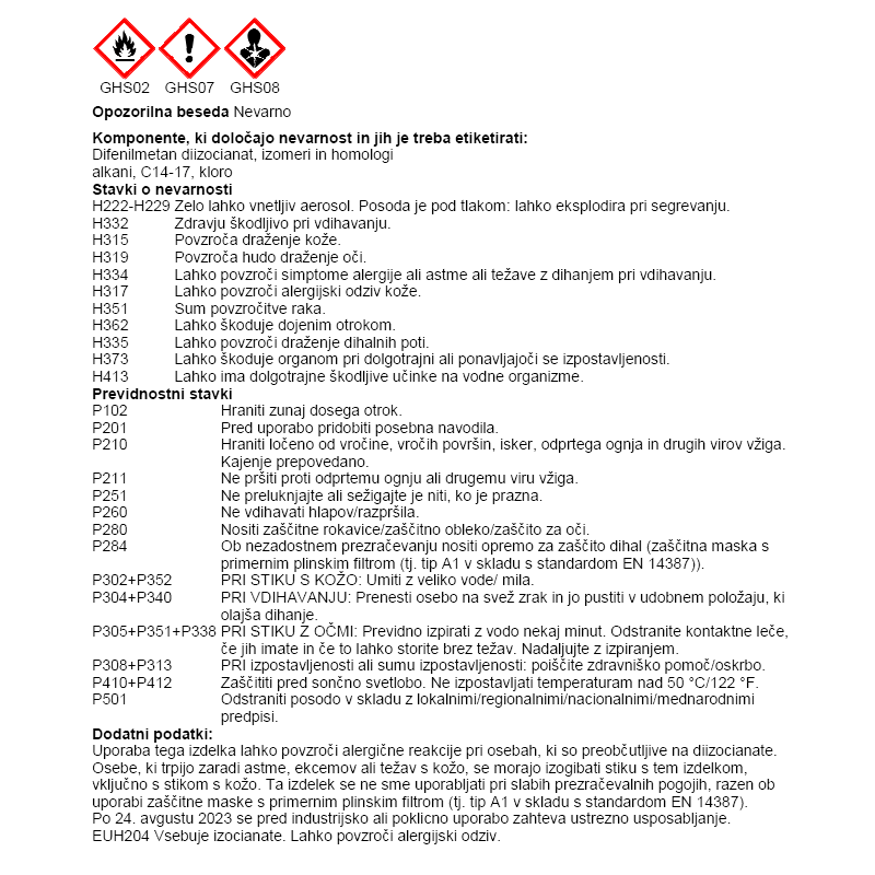 pu pena purpen max 100 750ml za izoliranje, ročna