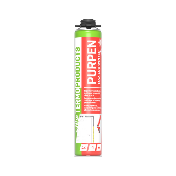pu pena zimska purpen max 100 winter 750ml pištolska pu pena zimska purpen max 100 winter 750ml pištolska