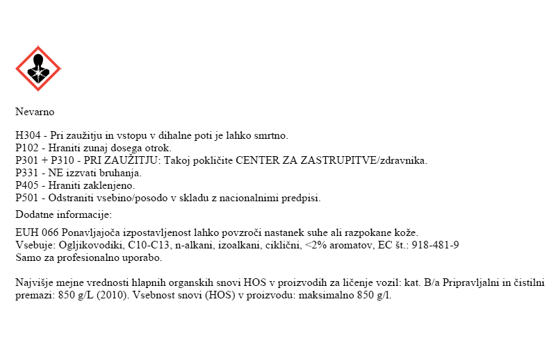 razredčilo za oljne barve in lake top profi 1l razredčilo za oljne barve in lake top profi 1l
