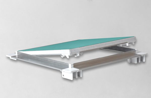 revizijska vrata alu 300x300mm z mavčno ploščo 13mm