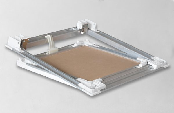 revizijska vrata alu 300x300mm z mavčno ploščo 13mm