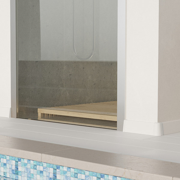 robni konec za zaključno talno letev, bel