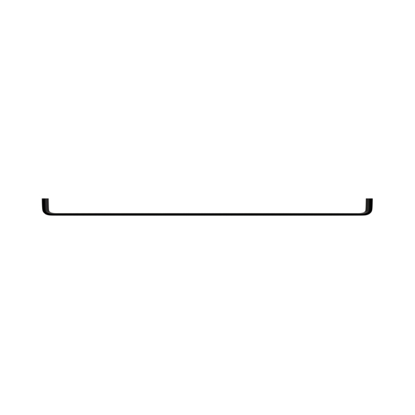 ročaj klasik črn 416mm za omarico z umivalnikom 60cm linea ročaj klasik črn 416mm za omarico z umivalnikom 60cm linea