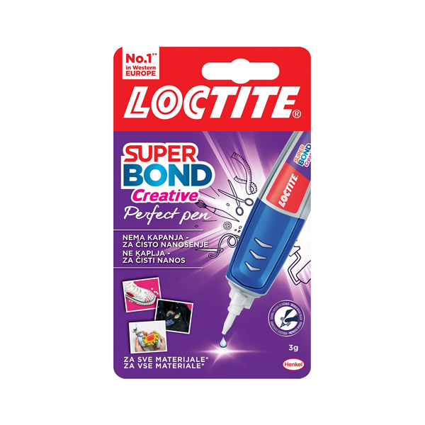 sekundno lepilo loctite super bond creative perfect pen 3g, henkel