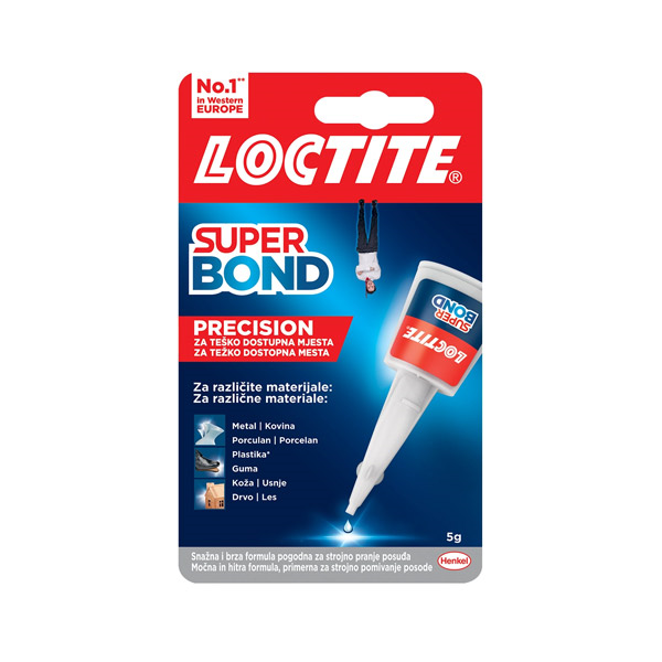 sekundno lepilo loctite super bond precision 5g, henkel