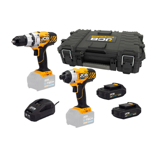 set akumulatorskega orodja jcb diy 18v + kovček, 6-delni