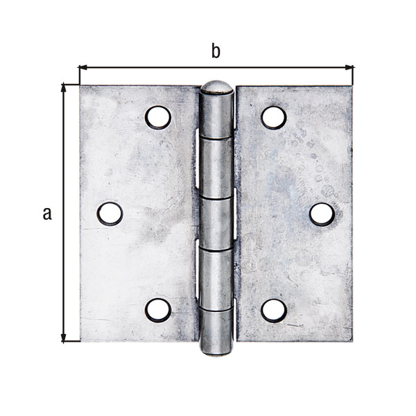 sklepna spona šarnir 60x60mm inox