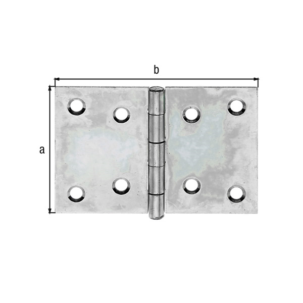 sklepna spona šarnir 60x90mm pocinkana