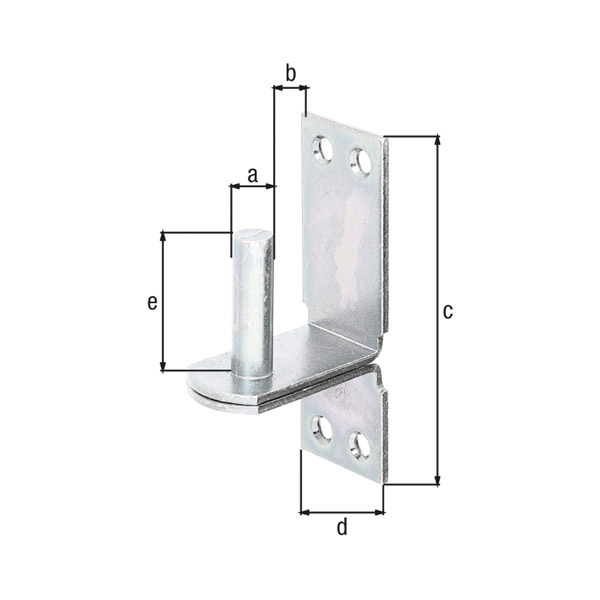 spona z nasadilom fi 10mm 25x90x30mm nosilec