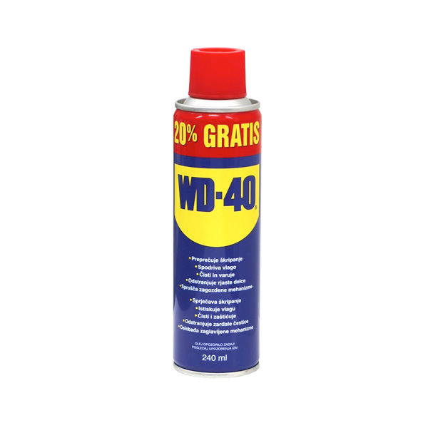 sprej wd-40 240ml 20% gratis za podmazovanje