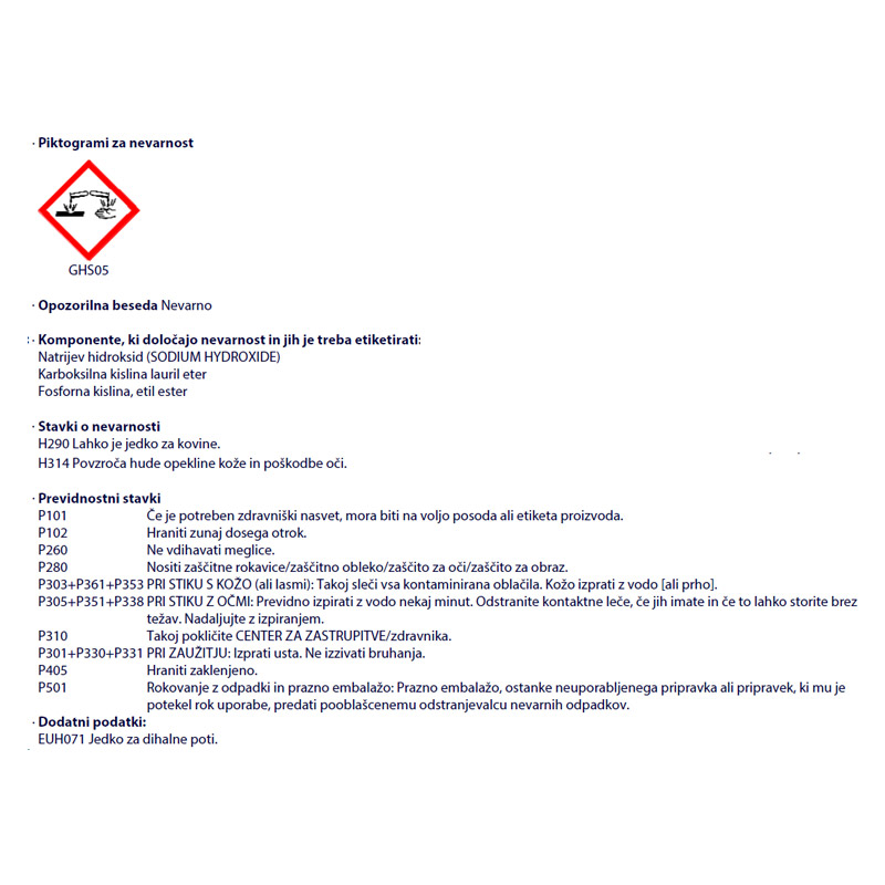 sredstvo za čiščenje pečice in žara 0,5l mellerud 