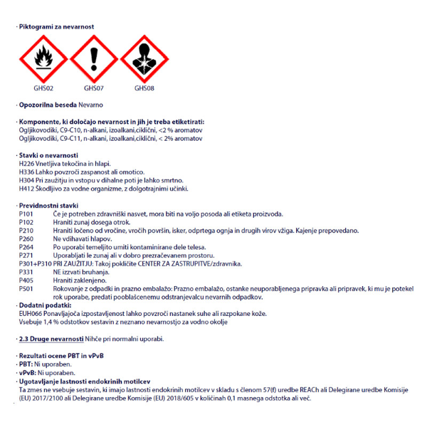 sredstvo za odstranjevanje oljnih madežev 0,5l mellerud 