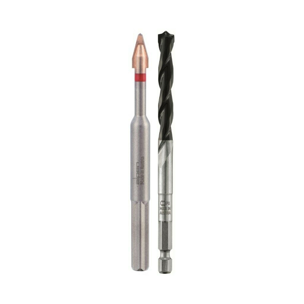 svedri za trdno keramiko, beton fi 8mm c protector atm2, 2/1 set, alpen