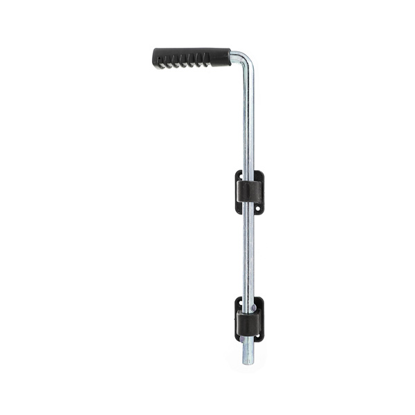 talni zapah fi 16mm 400mm pocinkan, črn ročaj talni zapah fi 16mm 400mm pocinkan, črn ročaj